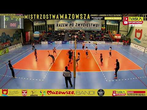 tv.nsk.pl [sytuacja] UKS Atena Kaman Warszawa - LOS Nowy Dwór Mazowiecki 3:1 2023-02-04 juniorki