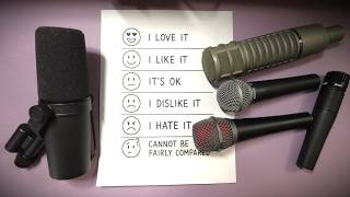 Dynamic & Handheld Condenser Mic Tier List. Explained Simply.