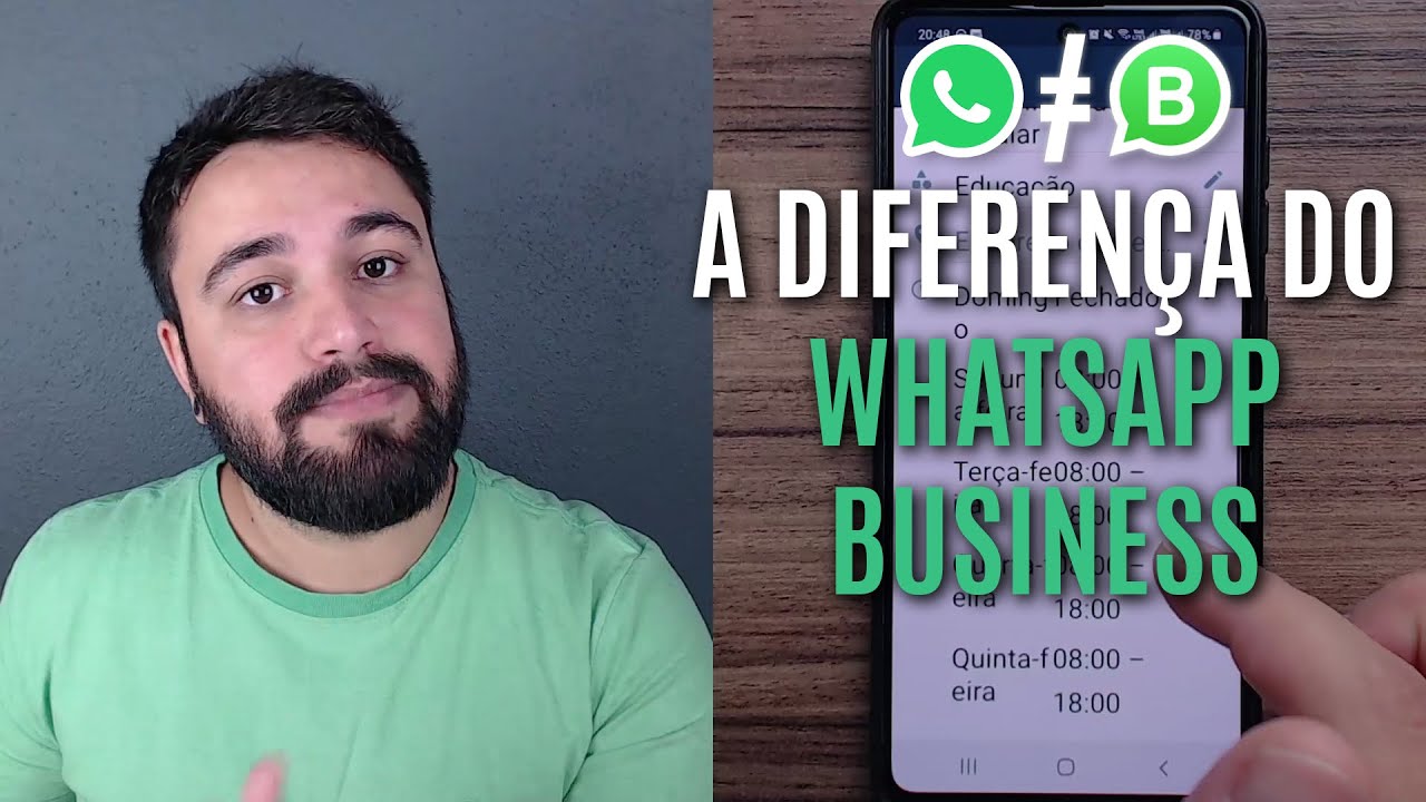 QUAL A DIFERENÇA ENTRE WHATSAPP E WHATSAPP BUSINESS
