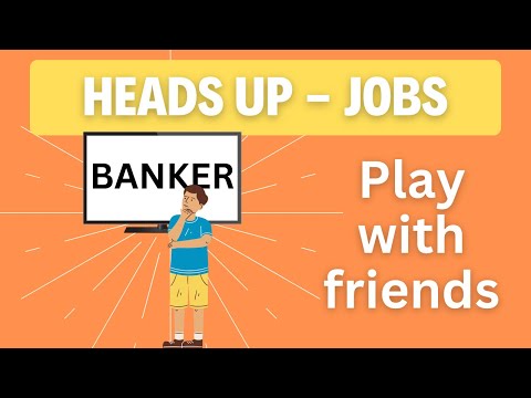 HEADS UP GAME - JOBS | Group game | Party game