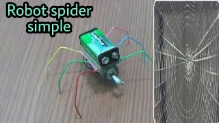 how to make a Robot spider - very easy newcd