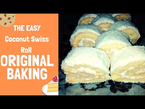 How to make a Coconut Swiss Roll | Cake By "Original Baking"