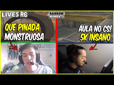 PINADA MONSTRUOSA DO LAGONIS, 5K LINDO DO NESK NO CS, 1x3 DO G E MAIS - MELHORES MOMENTOS LIVES R6