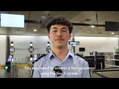 Using Customs' eGates when you arrive in New Zealand