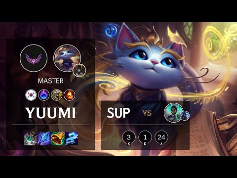 Yuumi Support vs Karma - KR Master Patch 12.1