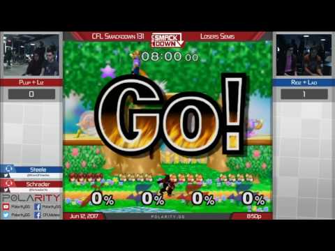 CFL Smackdown 131 Melee - Plup + Liz vs Ridz + Lad - Losers Semis