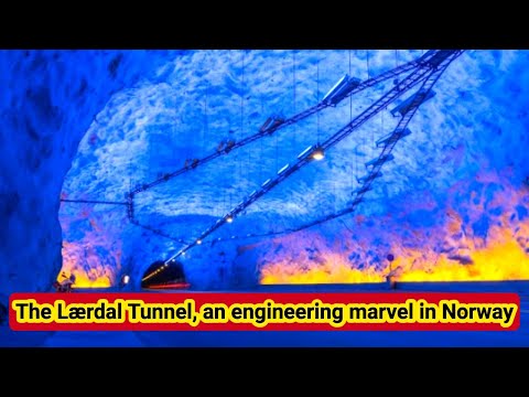 The Lærdal Tunnel, an engineering marvel in Norway