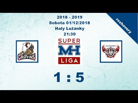 MH Superliga (2018-2019) Griffins vs. Los Bomberos 1:5 - rozhovory