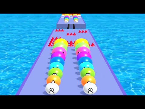 Ball Run 2048 : Master Run & Merge - All Levels Gameplay 11-19 android  #ballrun2048 #ballgame #ball