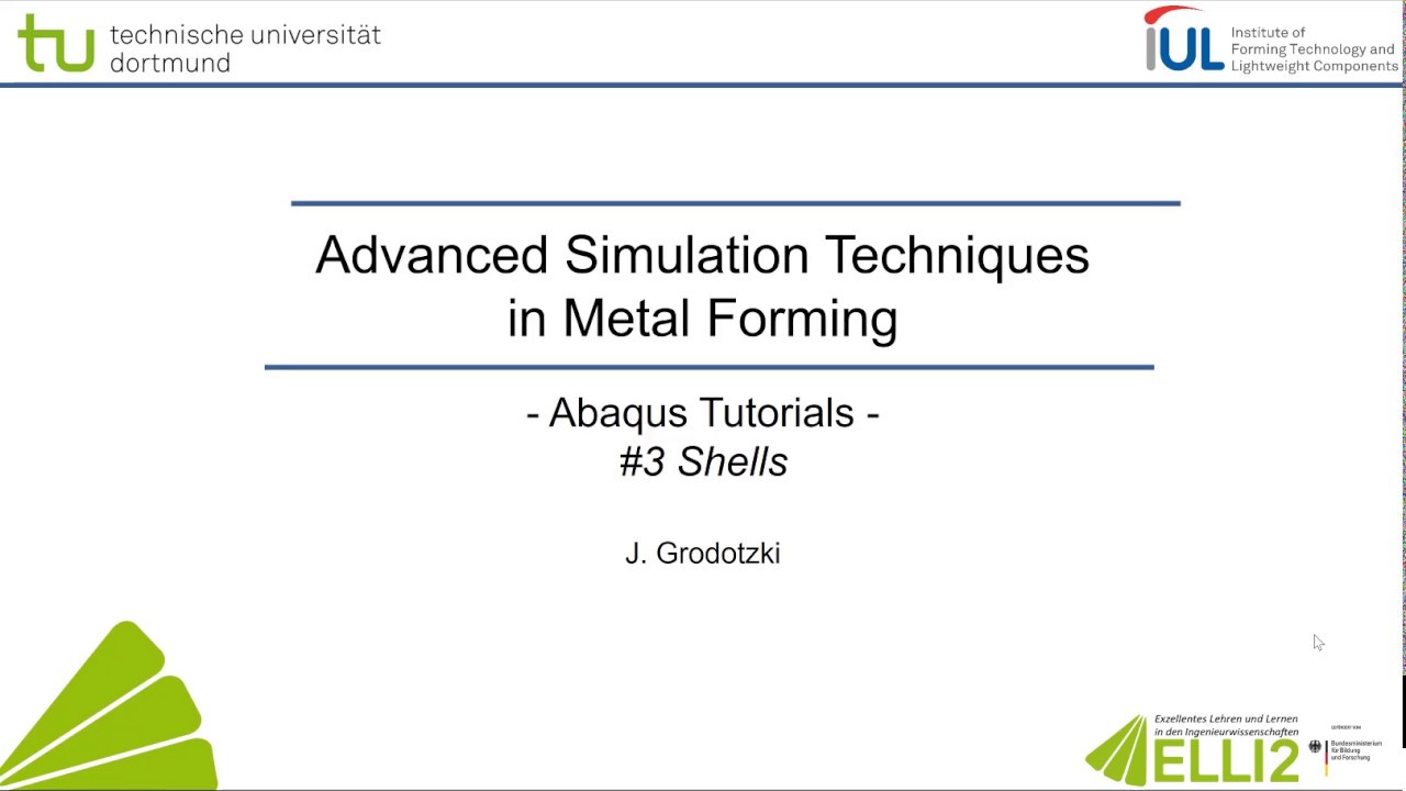 Abaqus Tutorial: Shell Elements #1 Overview &amp; Classical Sheets