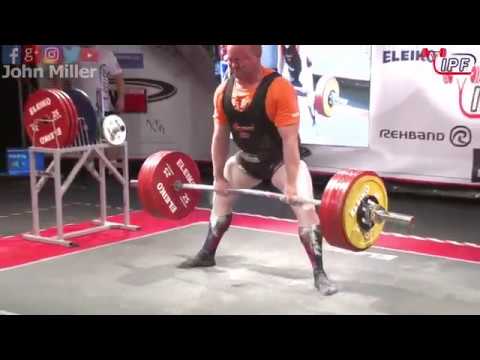 Pjotr Van Den Hoek - 977.5kg 10th Place 105kg - IPF World Open Powerlifting Championship 2017