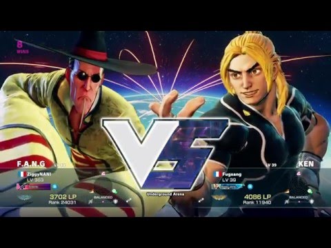 STREET FIGHTER V ZiggyNANI vs Fugsang