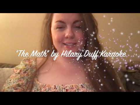 "The Math" by Hilary Duff Karaoke   SD 480p