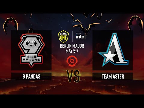 Dota2 - 9 Pandas vs Team Aster - Game 1 - ESL One Berlin 2023 - Group A