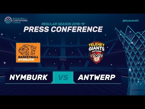 CEZ Nymburk v Telenet Giants Antwerp - Press Conference - Basketball Champions League