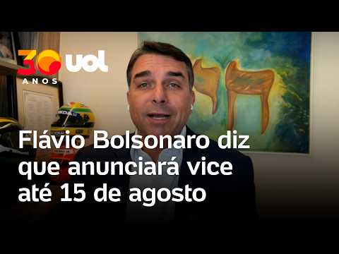Flávio diz que anunciará candidato a vice até 15 de agosto e mantém Daniella Marques no radar