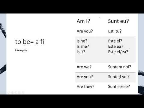 Engleză pentru începători - Lecția 12