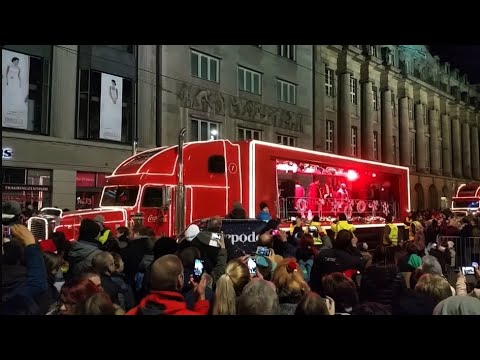 Coca Cola Weihnachtstrucks in Leipzig  (Teil 2) 10.12.2016