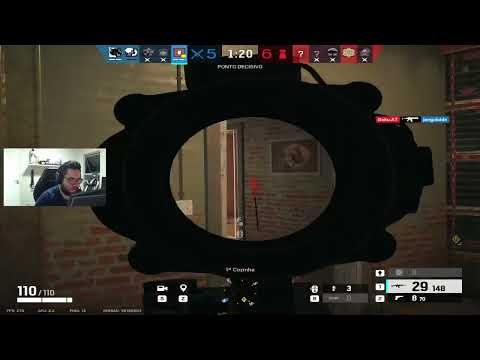 É SEMPRE ASSIM PALUH, OS CARAS SÓ JOGAM QND ESTÃO CONTRA KKKKK - MELHORES MOMENTOS RAINBOW SIX SIEGE
