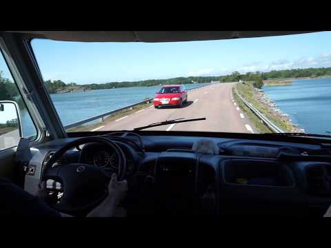 A nice drive along Åland Islands Ocean Roads.