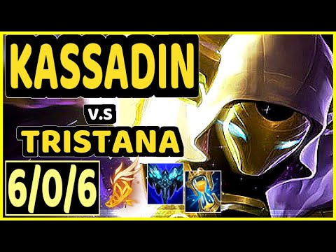 KASSADIN vs TRISTANA - 6/0/6 KDA MID GAMEPLAY - EUW Ranked GRANDMASTER
