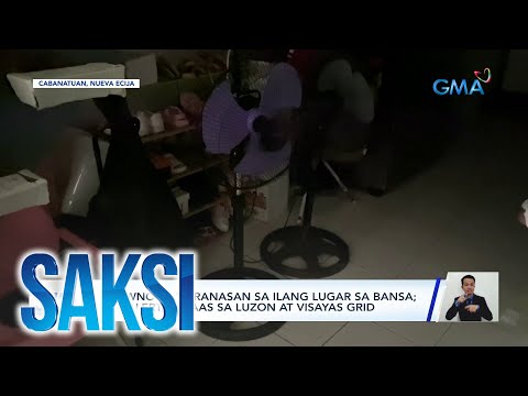 Brownout, naranasan sa ilang lugar sa bansa; red alert, itinaas sa Luzon at Visayas Grid Saksi