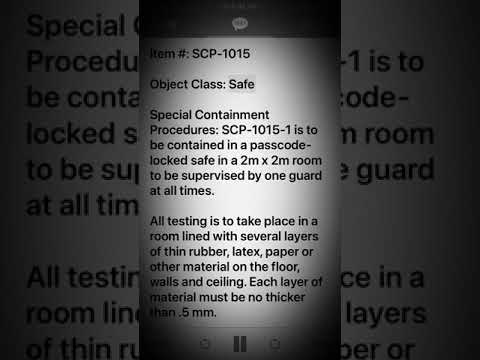 Scp 1015 Poor Man's Midas