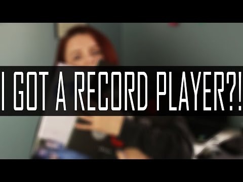 I GOT A RECORD PLAYER?!