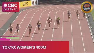 MEET RECORD in women's 400m from World Athletics Continental Tour stop in Tokyo | #CBCSports
