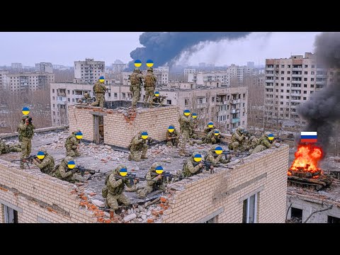 Azov Snipers Pick Off Russian Motorcycle Convoy Near Kramatorsk