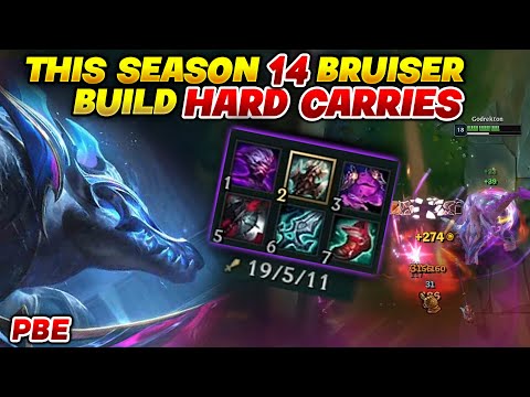 This Season 14 Bruiser Build HARD CARRIES | Renekton Vs Tahm Kench | PBE Commentary