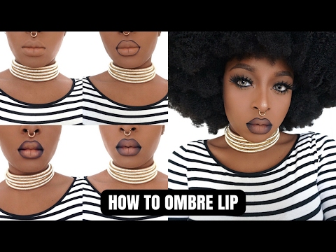 OMBRE LIP TUTORIAL FOR BEGINNERS (in 5 minutes)