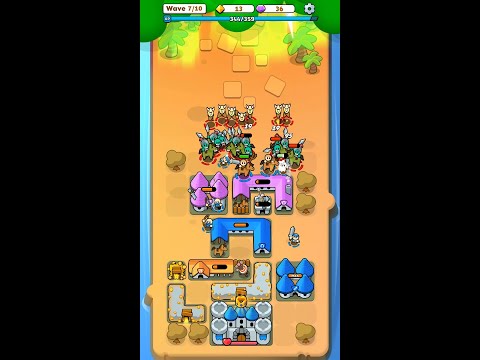 Fortress Merge: Puzzle Defense - Android Gameplay [1+ Hr, 480p] - YouTube