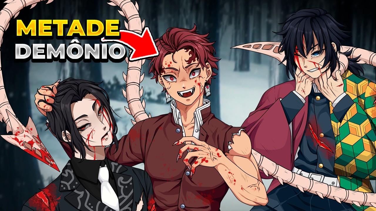 E SE TANJIRO FOSSE METADE ONI? O QUE ACONTECERIA!? | DEMON SLAYER