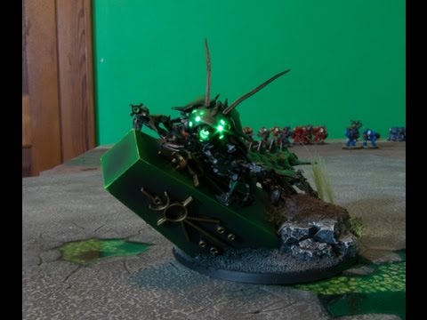Necron Tomb Stalker with LEDs (40k Forge World)