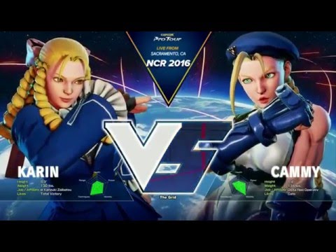 Street Fighter V - Mago [Karin] x K-Brad [Cammy] - NCR 2016