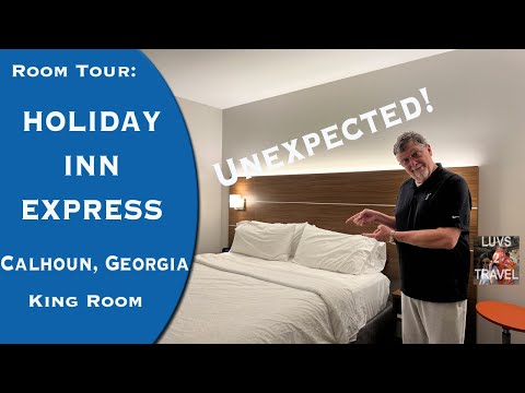 But I did stay at a HOLIDAY INN EXPRESS...in Calhoun, Georgia - King ROOM TOUR