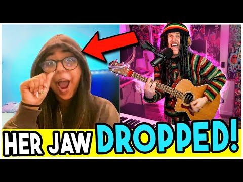 Reggae Singer SERENADES Omegle with GOOD VIBES!!!