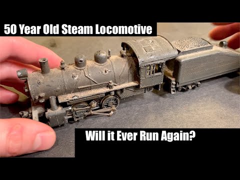 Can We Make This 50 Year Old HO Steam Locomotive Run Again?