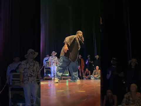 Young Sojo Lumi Sow in Venezuela demo Jury Hiphop Freestyle