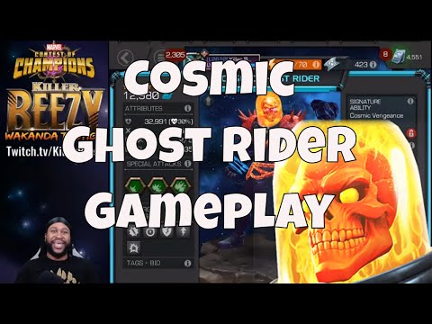 6 Star Rank 2 Cosmic Ghost Rider Gameplay  l  Marvel Contest Of Champions