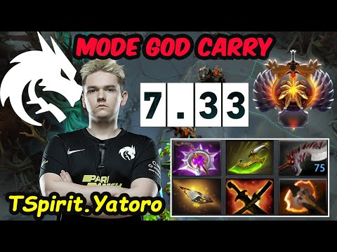 Yatoro Juggernaut - MODE GOD CARRY PERSPECTIVE Grinding MMR Ranked Dota 2 pro Gameplay