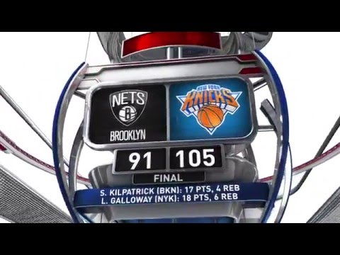 Brooklyn Nets vs New York Knicks - April 1, 2016