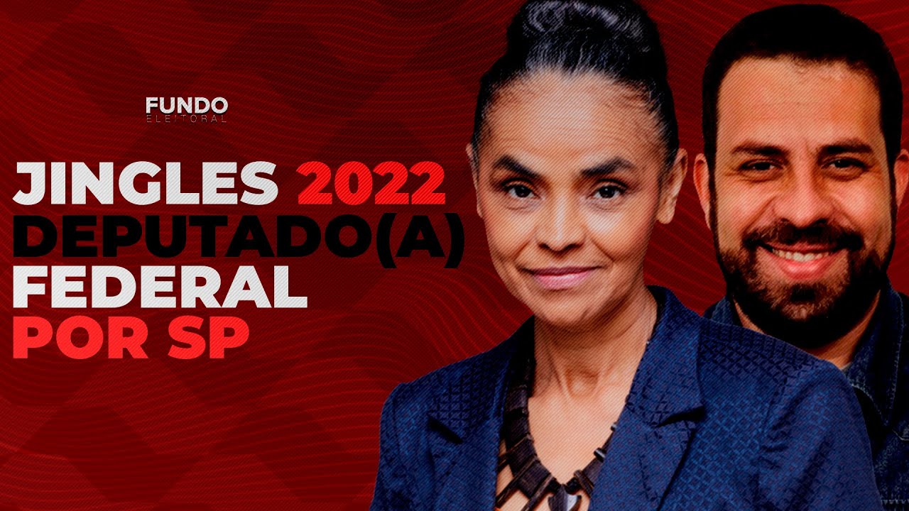 Jingles dos(as) principais candidatos(as) a Deputado(a) Federal por SP (2022)