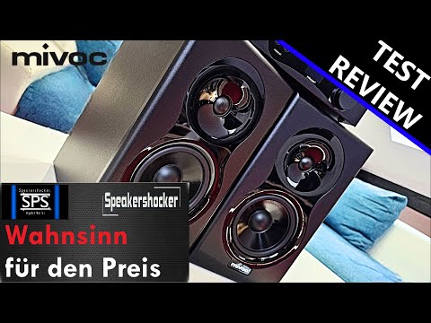 Mivoc HM5 Kompaktlautsprecher Test günstiger Lautsprecher und HA200 BT Verstärker für Hi-Fi Einstieg