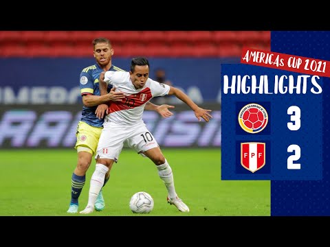 Colombia vs Perú 3 - 2 | Tercer y Cuarto Lugar | Copa América 2021
