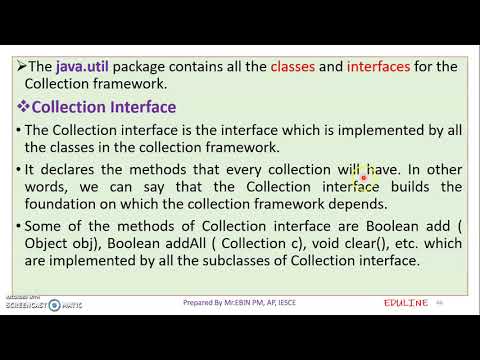 Java Module 4 Topic 8 Collection Framework