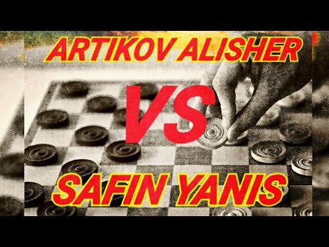 #UZDRAUGHTS #MATCH #SHASHKA ARTIKOV ALISHER (UZBEKISTAN) VS SAFIN YANIS (ROSSIYA) AJOYIB LAVHALAR!!!