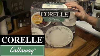 Corelle Callaway Dinnerware Unboxing