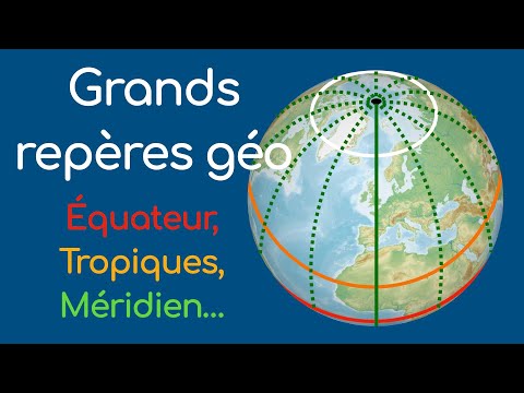 Coordonnées géographiques, équateur, méridien, tropique, latitude, longitude : tout pour se repérer